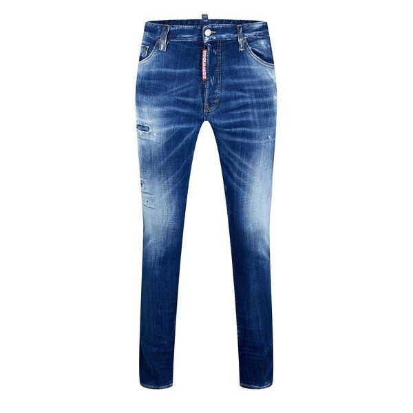 ディースクエアード メンズ ボトムス デニムパンツ ジーンズ DSQUARED2 Cool Guy Slim Jeans Dist Light Blue ブルー