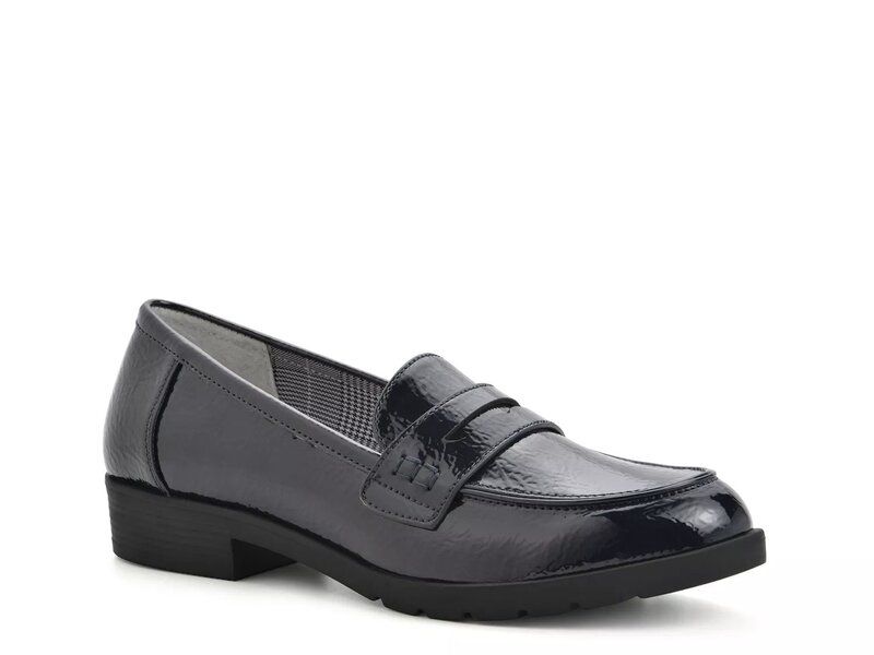 クリフバイホワイトマウンテン レディース シューズ スリッポン・ローファー Cliffs by White Mountain Galah Penny Loafer Navy ネイビー