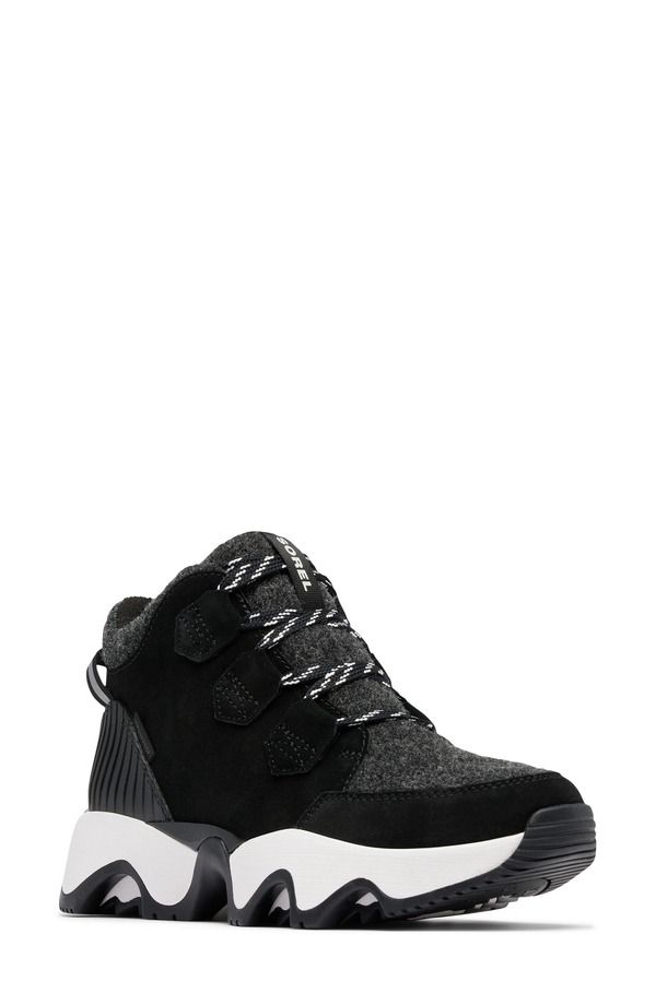 ソレル レディース シューズ ブーツ・レインブーツ プラスサイズ スニーカー SOREL Kinetic Impact Caribou Plus Waterproof Sneaker Bootie B