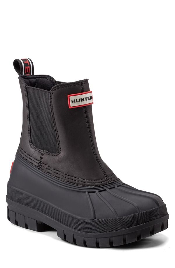 ハンター メンズ シューズ ブーツ・レインブーツ Hunter Suffolk Waterproof Insulated Boot Black Black ブラック 41,470円