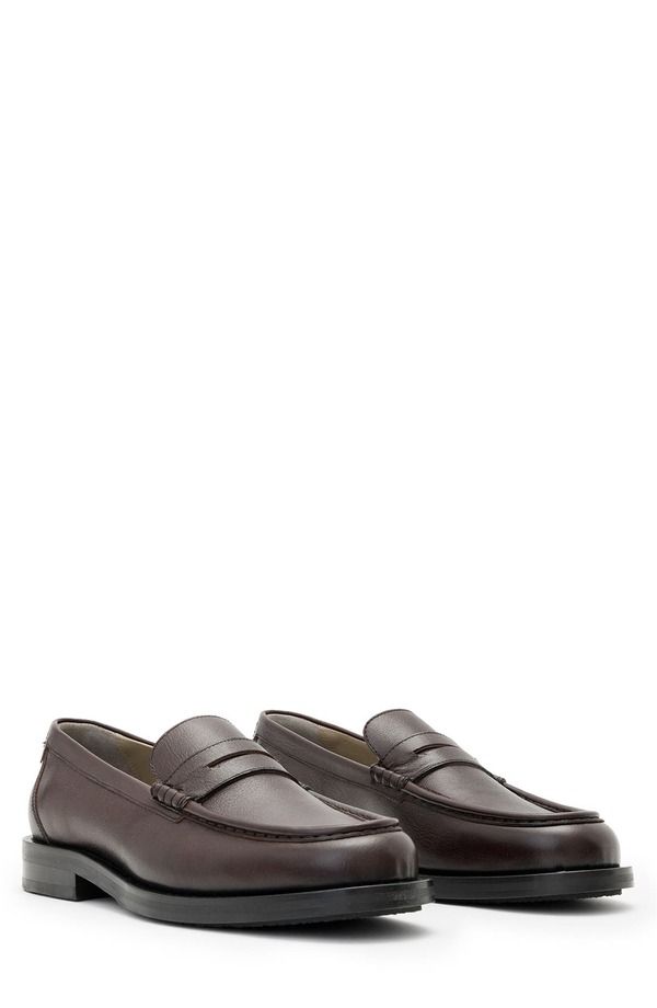 オールセインツ メンズ シューズ ローファー AllSaints Bloom Penny Loafer Oxblood Red レッド