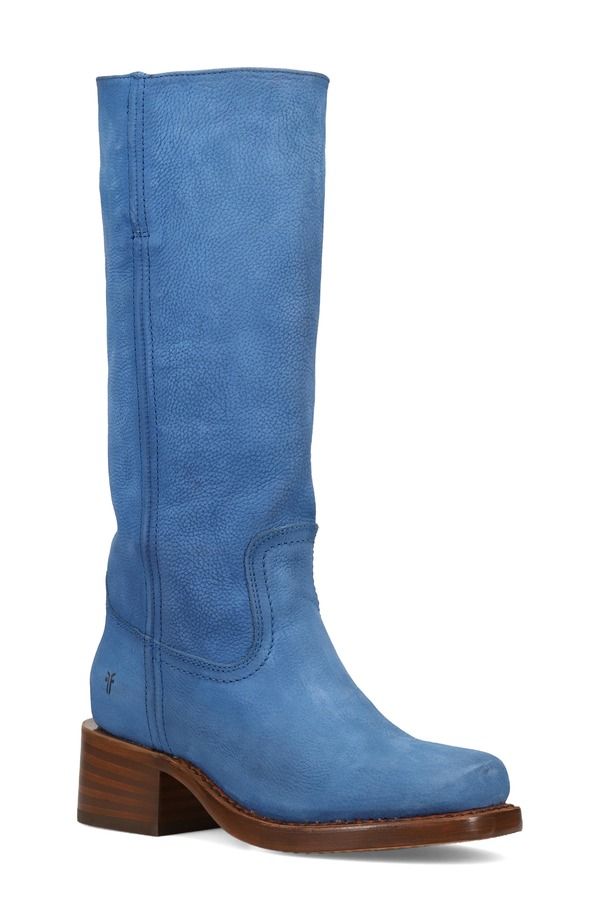 フライ レディース シューズ ブーツ・レインブーツ Frye Campus Knee High Boot Royal Blue ブルー