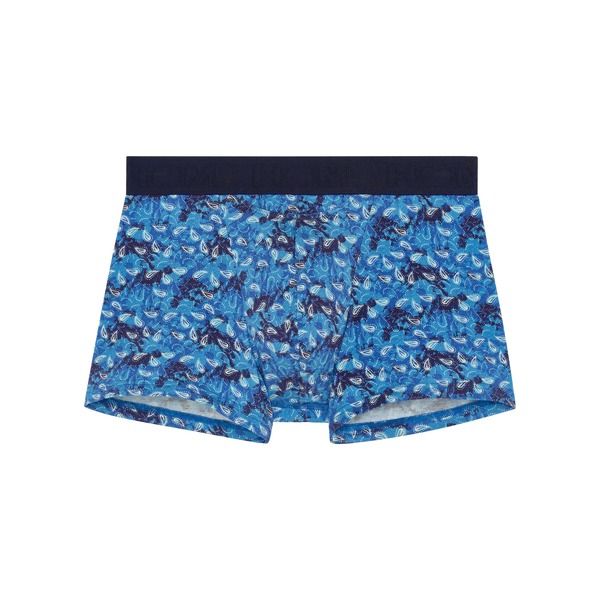 ホム メンズ アンダーウェア ボクサーパンツ HOM Vibe Boxer Briefs Ho1 Blue Print ブルー