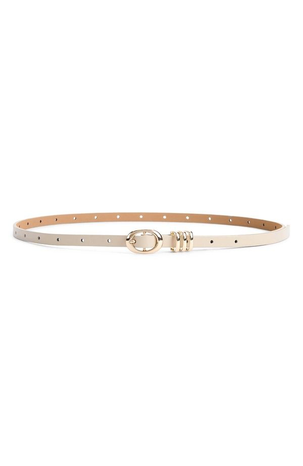 エティカ レディース アクセサリー ベルト Ettika Triple Keeper Belt Ivory アイボリー