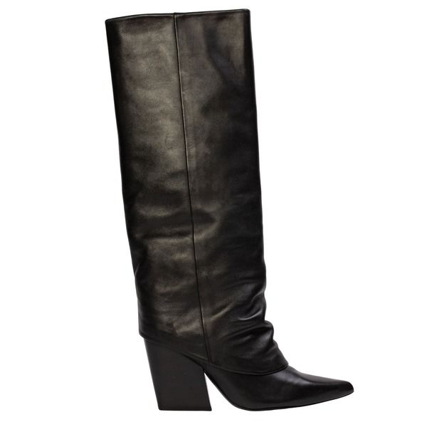 ブラックスエードスタジオ レディース シューズ ブーツ・レインブーツ レザー BLACK SUEDE STUDIO Nev 100 Leather Boot Black Leather ブラック