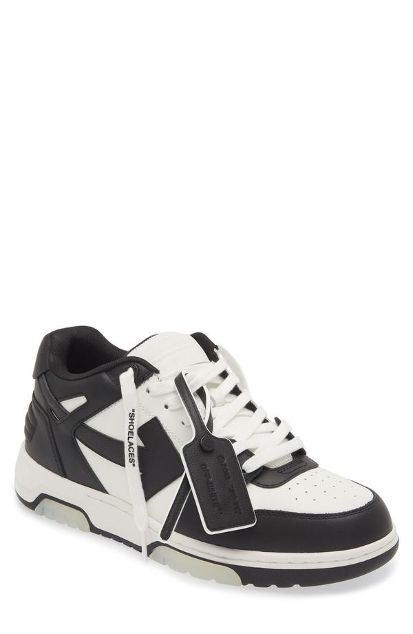 オフホワイト メンズ シューズ スニーカー OffWhite Out office Low Top Sneaker WhiteBlack ホワイト