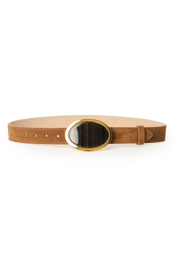ビーロウザベルト レディース アクセサリー スエード BLow the Belt Aruna Suede Belt Bronze Tiger Eye アニマル