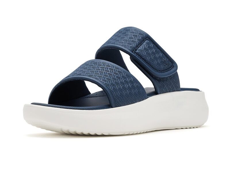 クラークス レディース シューズ サンダル Clarksolevana Star Navy Synthetic ネイビー