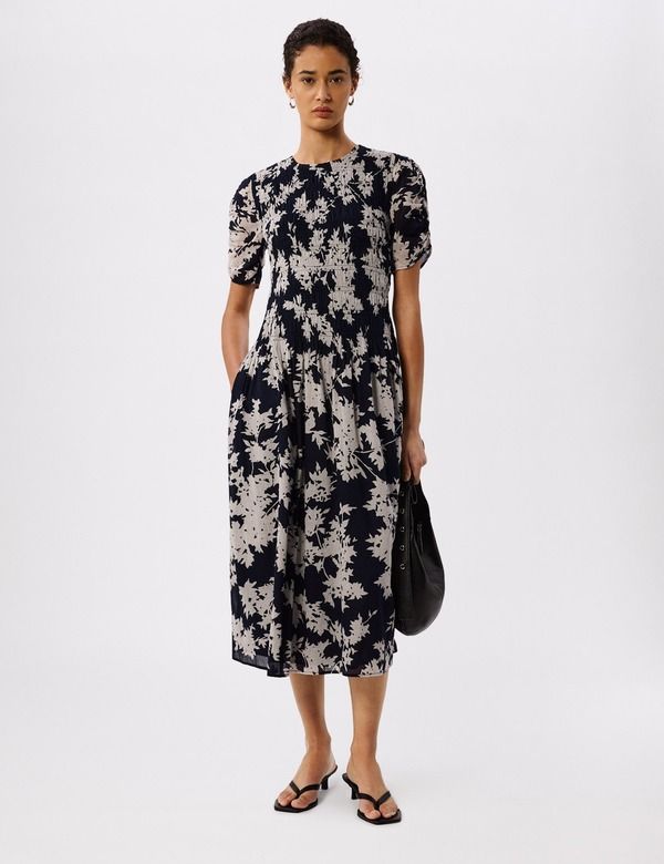 ホイッスルズ レディース トップス ワンピース フラワー柄 フラワー Whistleshadow Floral Avery Dress NavyMulti ネイビー