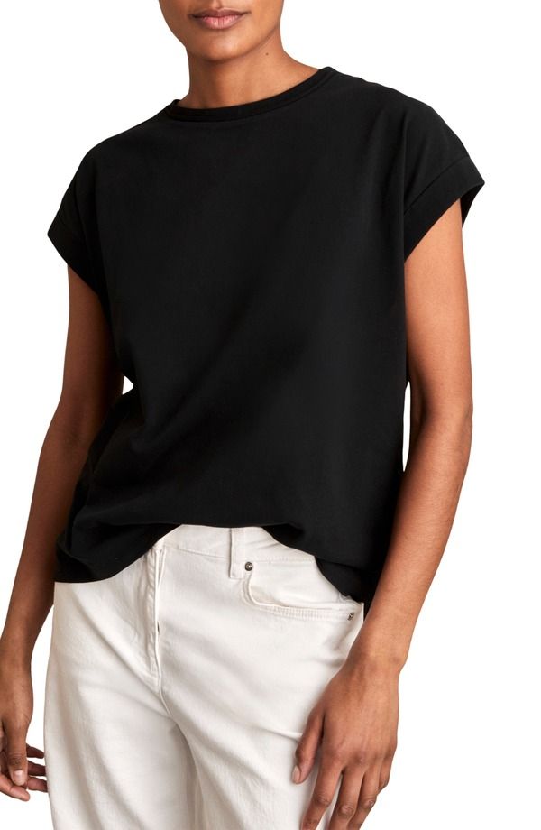 レイス レディース トップス シャツ クルーネック Reiss Tommie Crewneck TShirt Black ブラック 15,735円