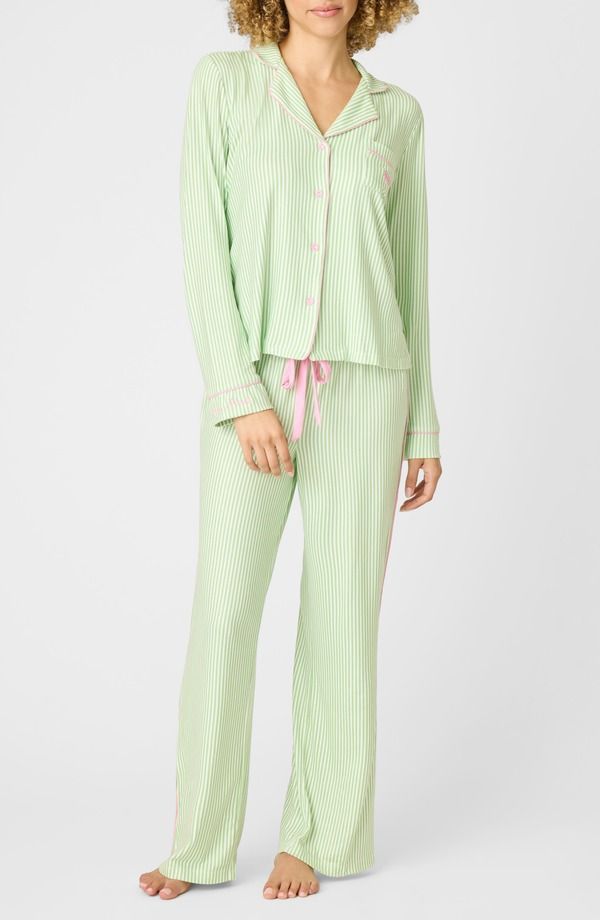 ピージェイサルベージ レディース アンダーウェア ナイトウェア PJ Salvage Pupcation Palm Pajamas Kiwi