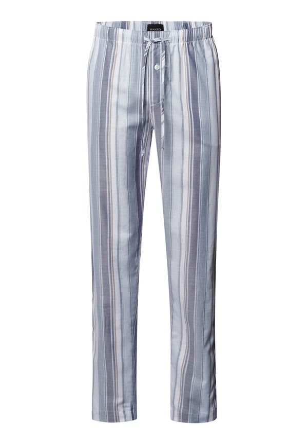 ハンロ メンズ ボトムス カジュアルパンツ コットン Hanro Night Anday Cotton Woven Pajama Pantsmokey Blue Stripe ブルー