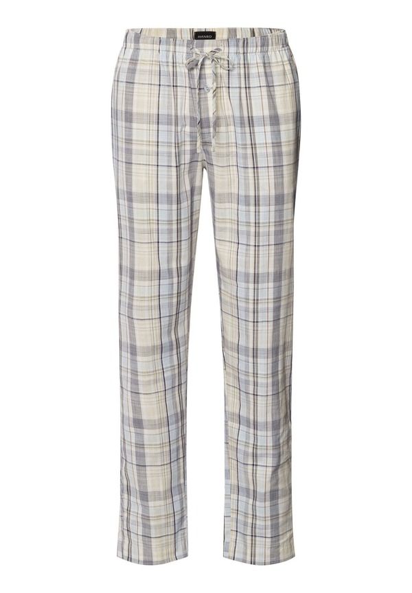 ハンロ メンズ ボトムス カジュアルパンツ コットン Hanro Night Anday Cotton Woven Pajama Pants Gentle Check チェック