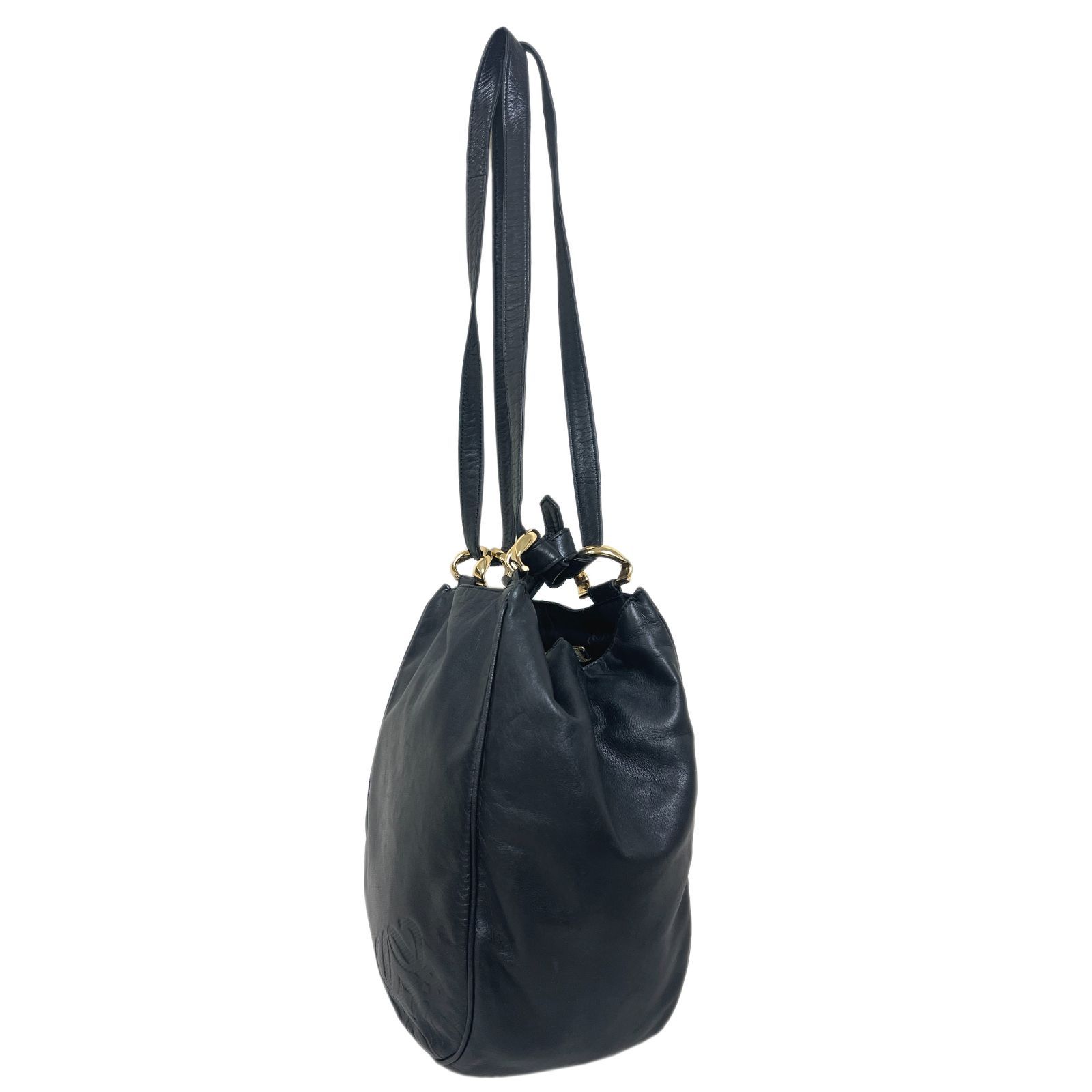 LOEWE ロエベ バッグ ナッパレザー ヴィンテージ ロゴ ショルダー