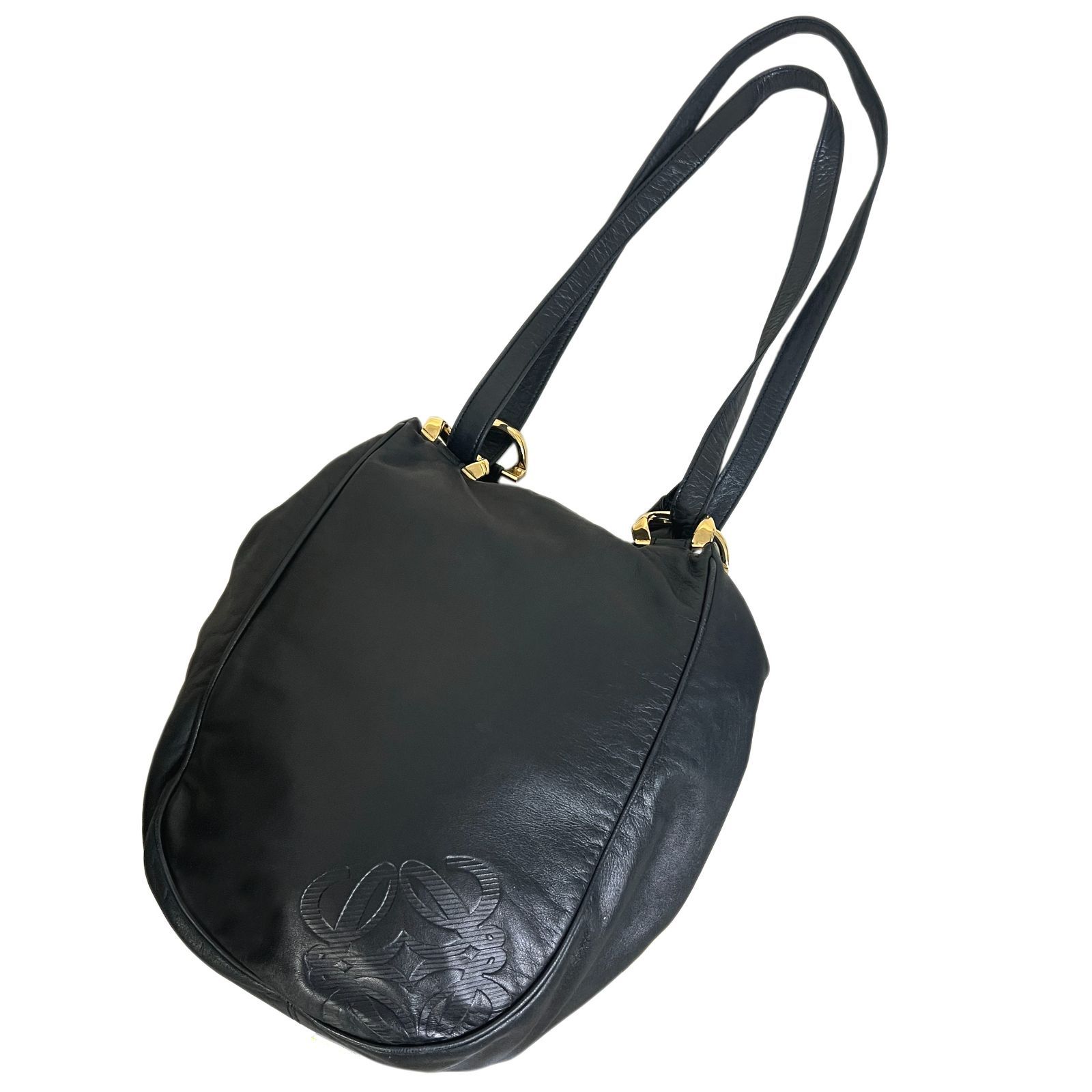 LOEWE ロエベ バッグ ナッパレザー ヴィンテージ ロゴ ショルダー