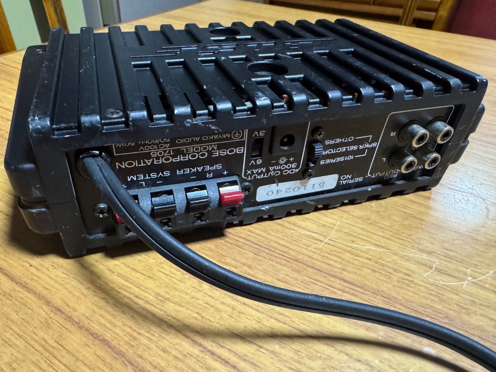 動作品】BOSE 1705 パワーアンプ ボーズ - メルカリ