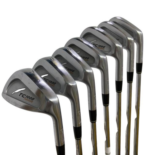【中古】 フォーティーン TC-1000 FORGED 7S アイアンセット IR Dynamic Gold (フレックスS) メンズ 男性用 右利き 右用 Dランク ゴルフクラブ