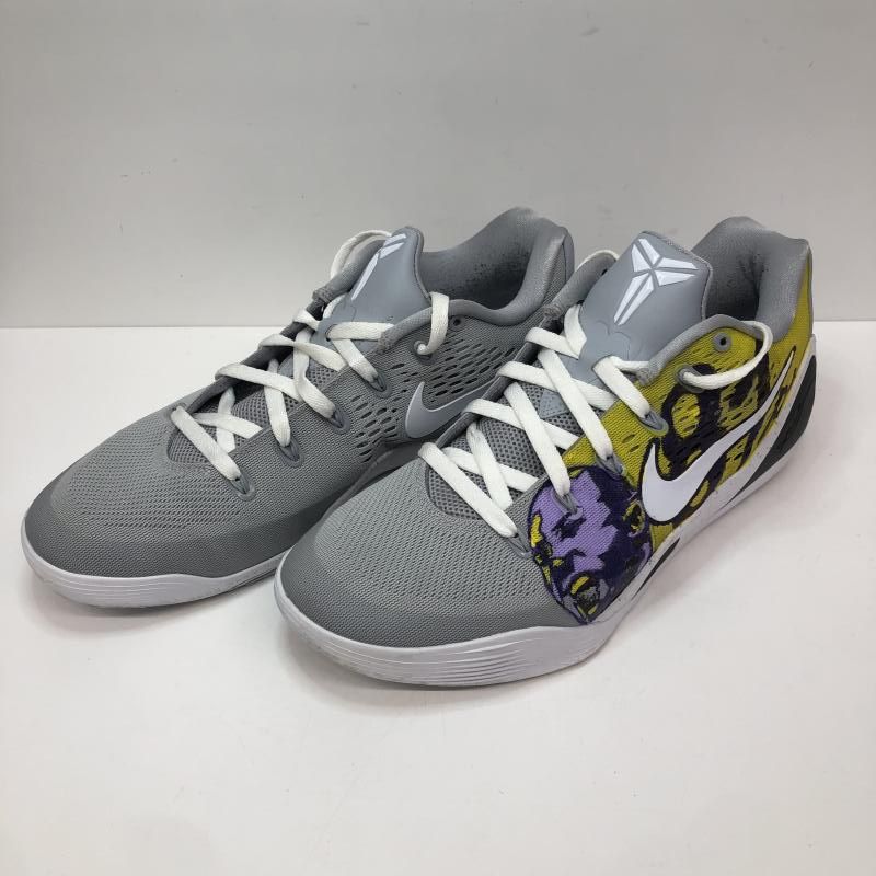 【中古】Nike Kobe 9 Elite Low EM Protro Wolf Grey 28.5cm IH1401-001 ナイキ コービー[66]