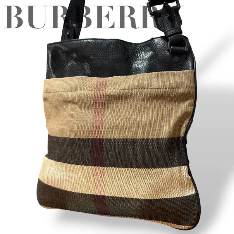 希少☆BURBERRY バーバリー☆ショルダーバッグ クロスボディ 斜め掛け 
