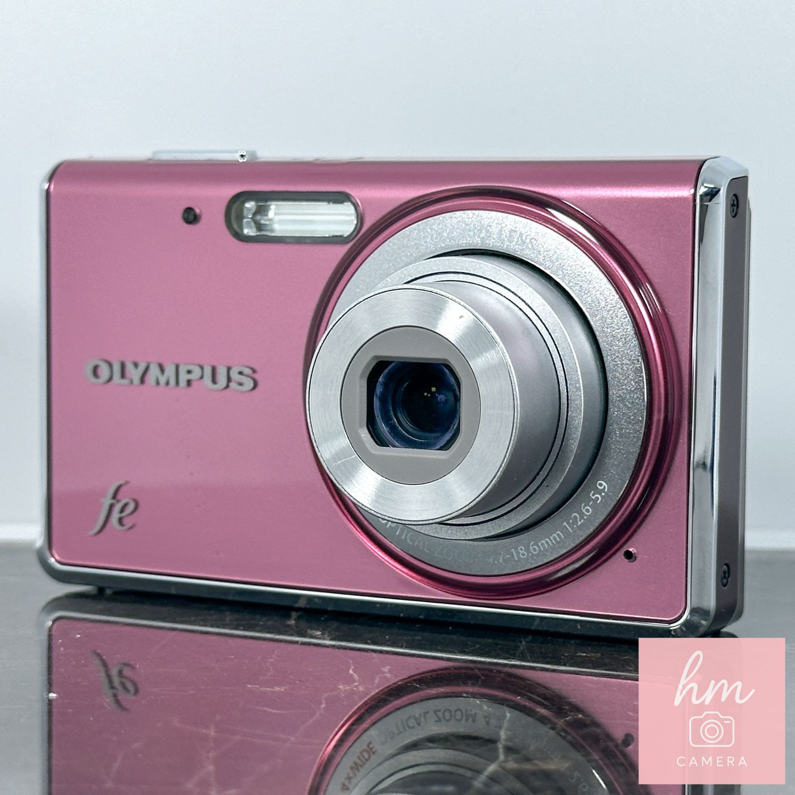 OLYMPUS fe コンパクトデジタルカメラ 本体 ピンク コンデジ 4020