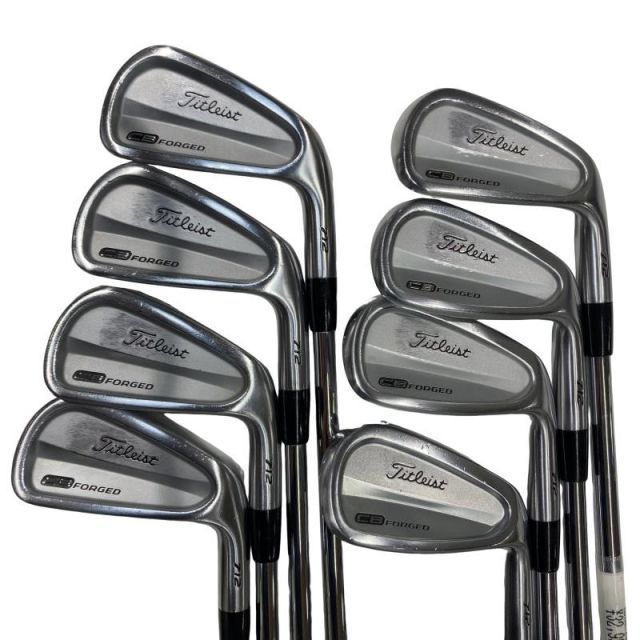 【中古】 タイトリスト Titleist CB 712 8S アイアンセット IR Dynamic Gold (フレックスS) メンズ 男性用 右利き 右用 Cランク ゴルフクラブ