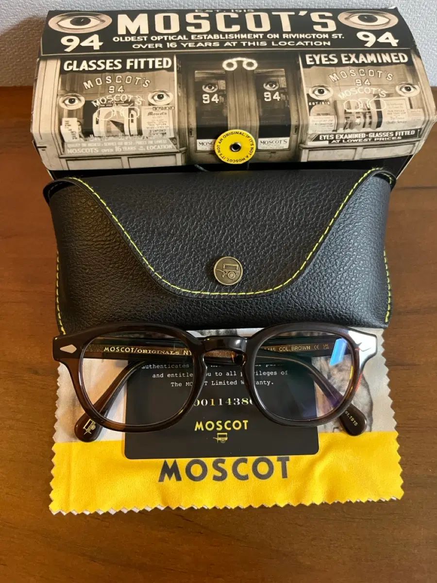 MOSCOT(モスコット) レムトッシュ ブラウン 46