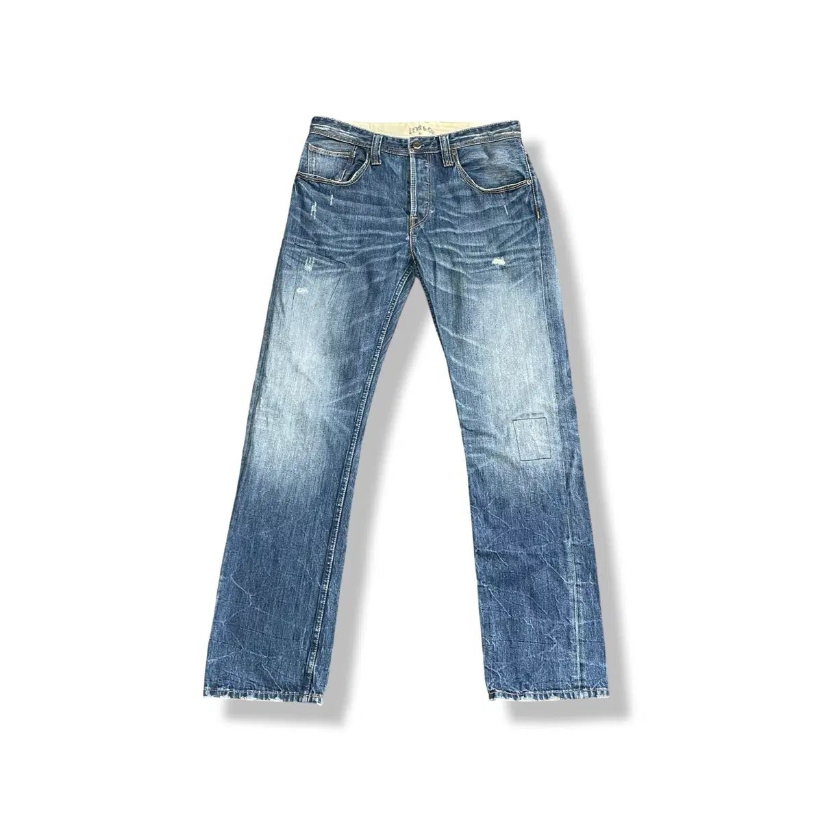 34 リーバイス504 ボタンフライ ヴィンテージ ウォッシュ デニムパンツ 8,196円