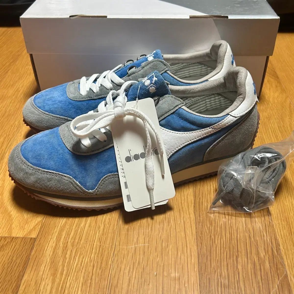 Diadora heritage ディアドラヘリテージ スニーカー ブルー/グレー