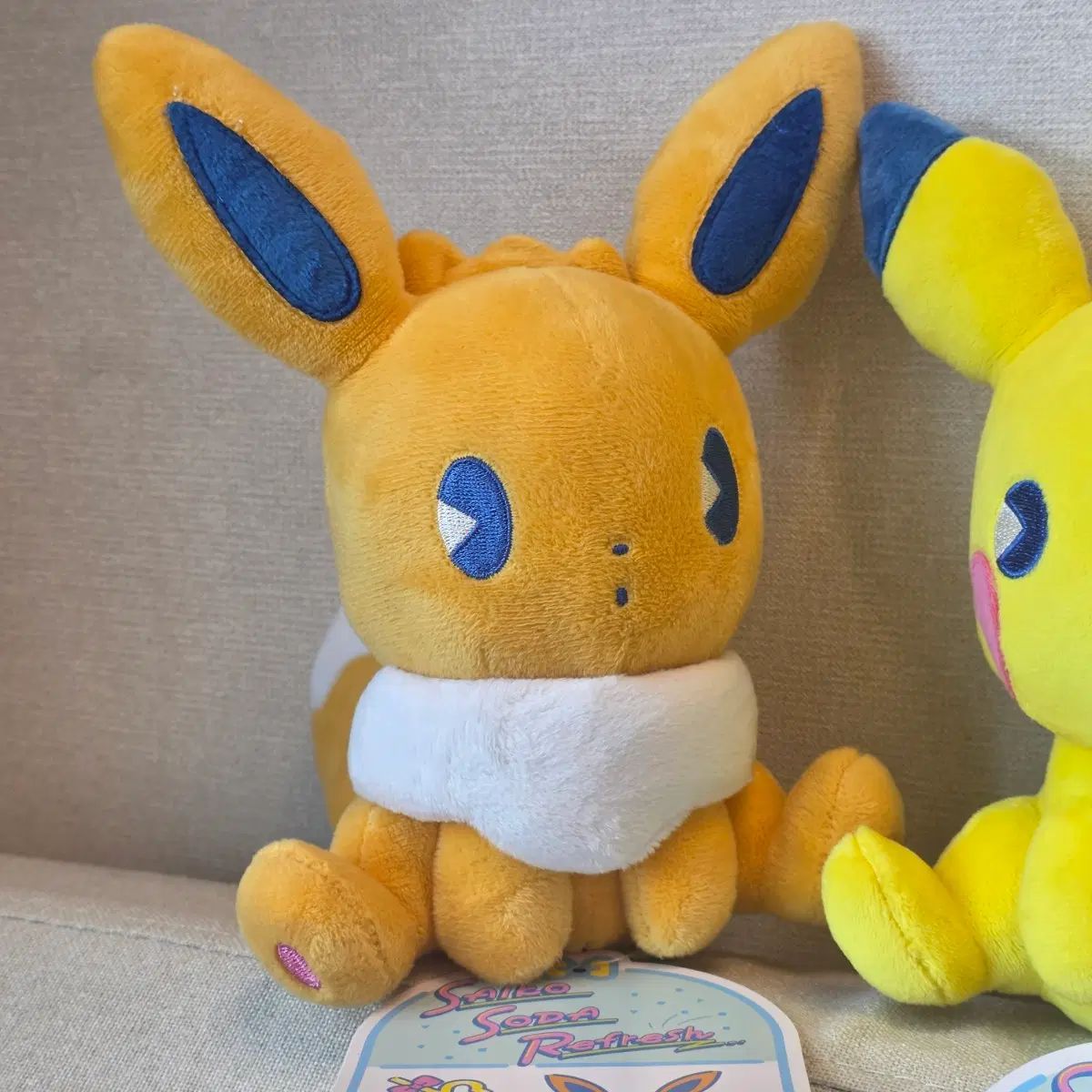 新品 ポケットモンスター ミネラルサイダー サイコソーダ ぬいぐるみ プサン 釜山 のんびり バカンス ポケモン ポップアップ イーブイ