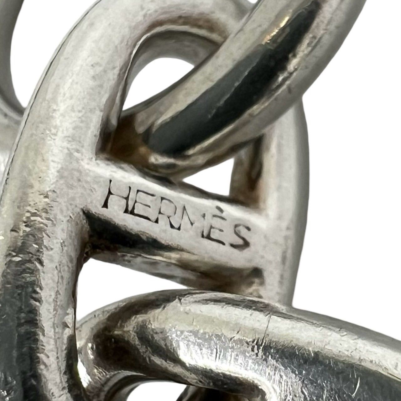 極 美品 HERMES エルメス シェーヌダンクル GM 13コマ ブレスレット