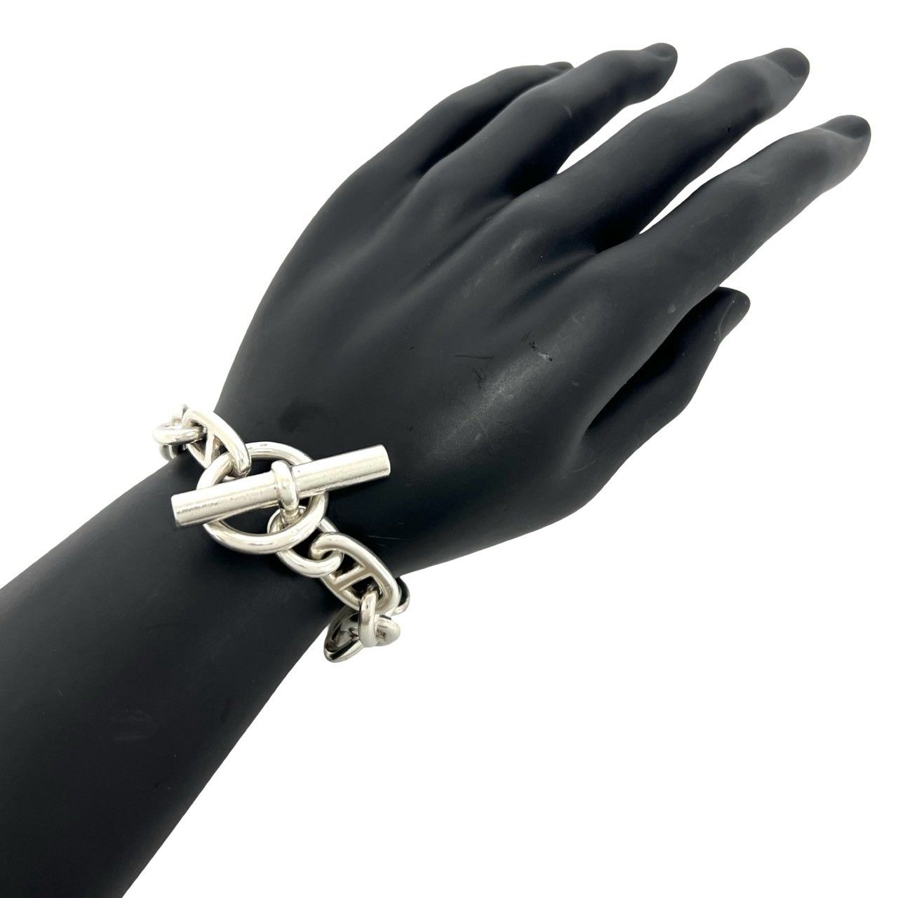 極 美品 HERMES エルメス シェーヌダンクル GM 13コマ ブレスレット