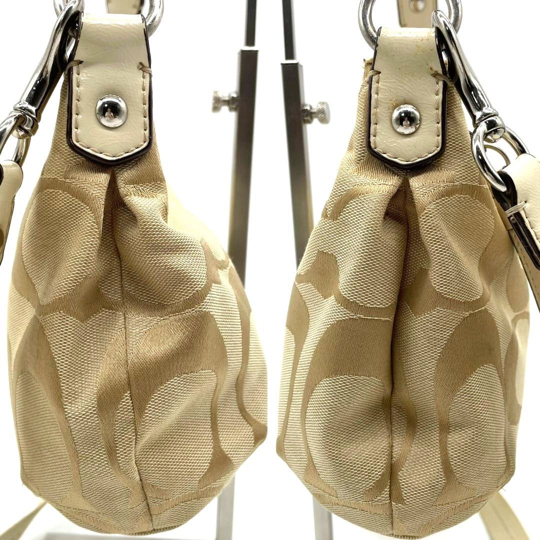 コーチ COACH ショルダーバッグ 2WAY 斜め掛け 肩掛け キャンバス 