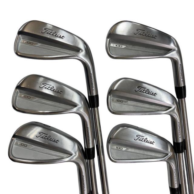 【中古】 タイトリスト Titleist T100(2023) 6S アイアンセット IR Dynamic Gold (フレックスS) メンズ 男性用 右利き 右用 Cランク ゴルフクラブ