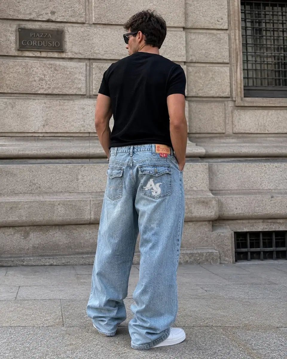 イタリア 商品 ARMANI JEANS AJ ヒップホップ デニム パンツ