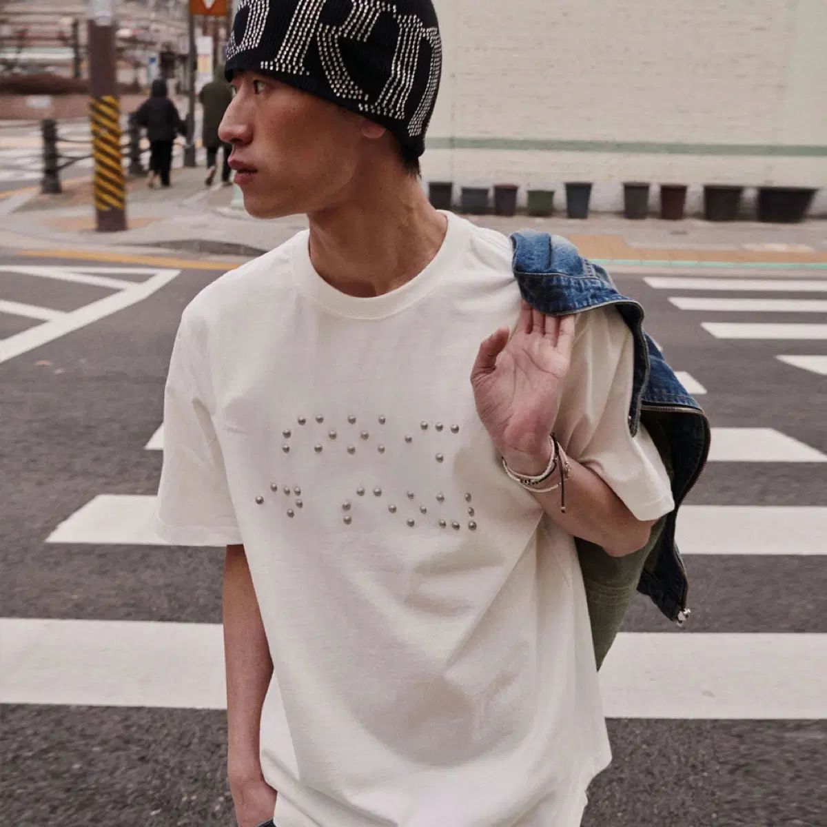 スキム SOOKIM BRAILLE Tシャツ ホワイト 半袖 Tシャツ 6,700円