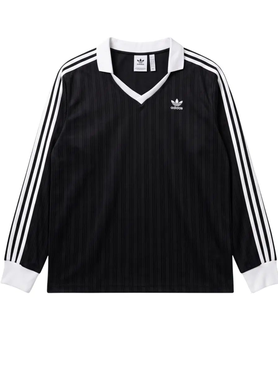 アディダス オリジナルス ピケ フットボール ロングスリーブ Tシャツ XL
