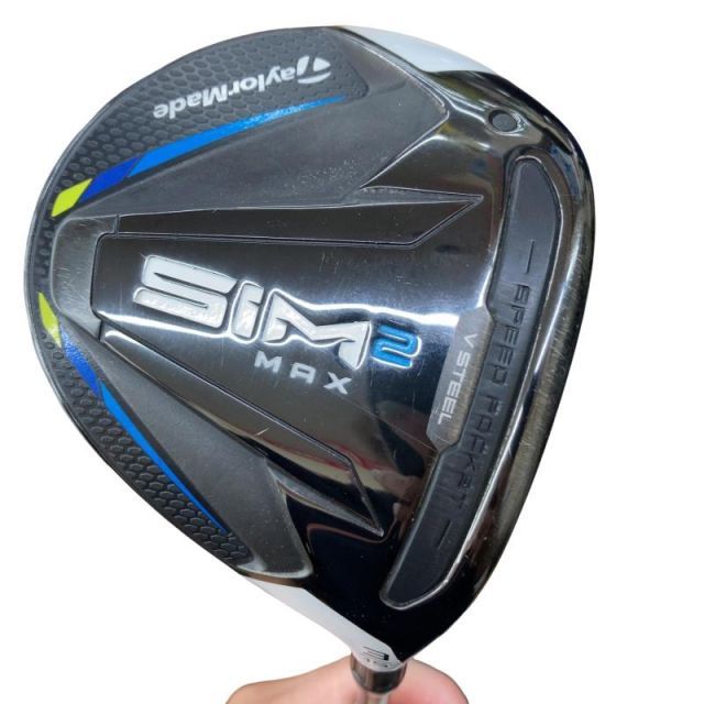 【中古】 テーラーメイド SIM2 MAX 3W フェアウェイウッド FW 純正特注シャフト (フレックスS) メンズ 男性用 右利き 右用 Cランク ゴルフクラブ