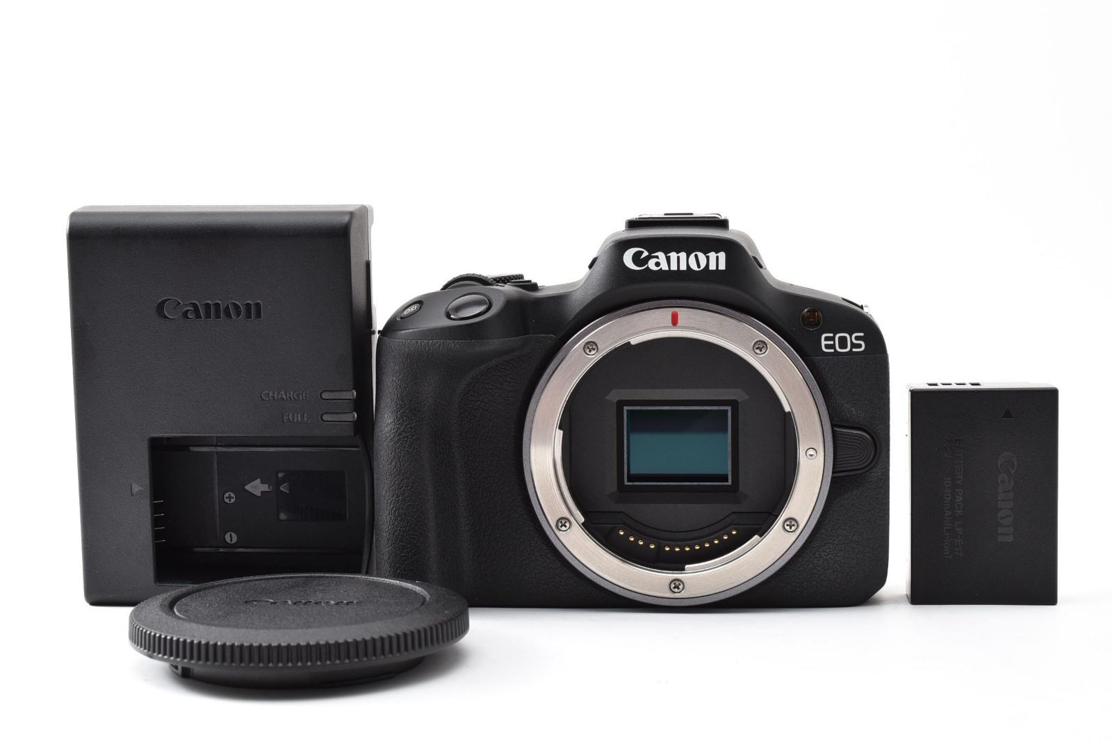 [반품 보증] 상태 양호 | 캐논 캐논 EOS R50 블랙 디지털 카메라 “샷: 4000 샷 이하” #C260801 -05