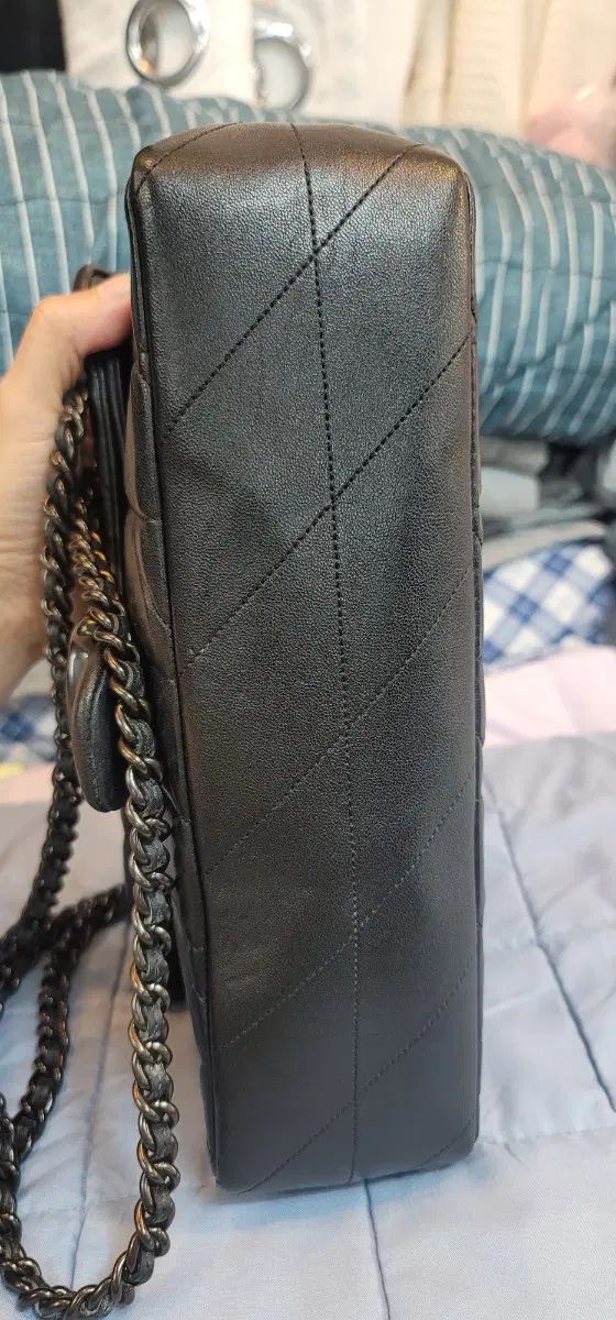 COACH キルティング ショルダーバッグ 黒