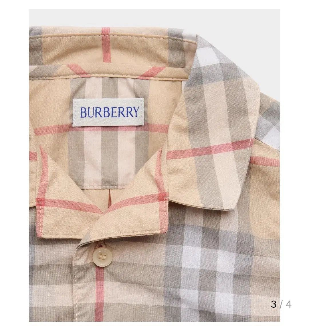 新品 正規品 最新作) バーバリー ベビー チェック ボディスーツ オールインワン 宇宙服 Burberry Kids