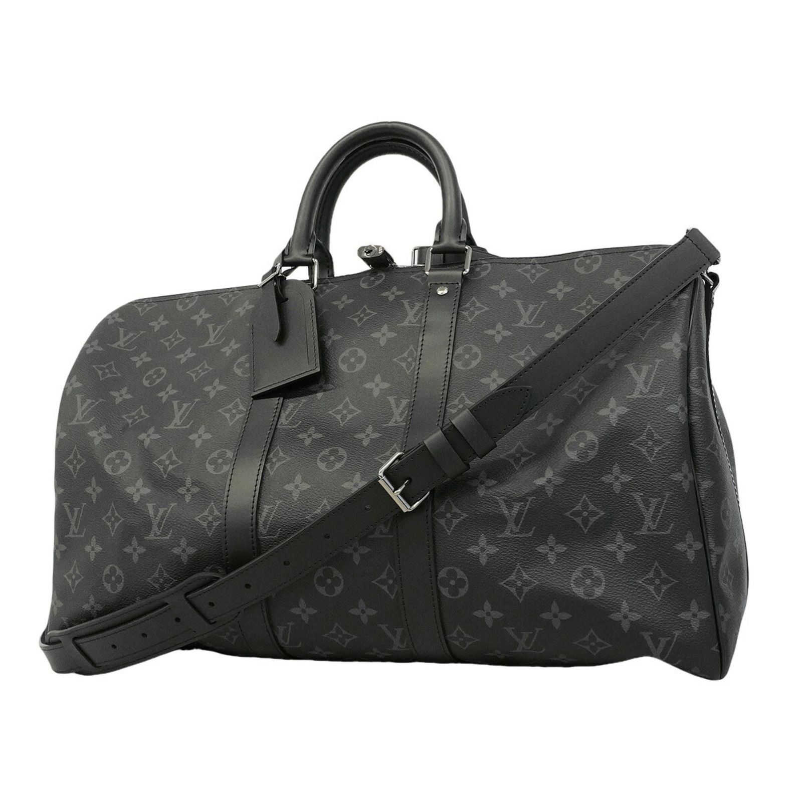 ルイ・ヴィトン(Louis Vuitton) ルイ・ヴィトン バッグ・ボストンバッグ モノグラム・エクリプス キーポルバンドリエール45 M40569 ブラックメンズ