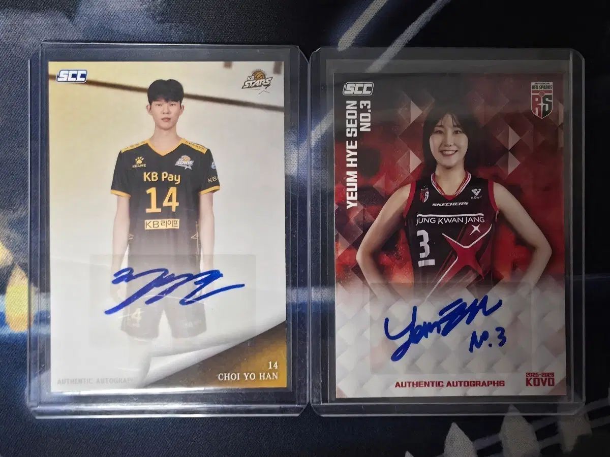 チェ・ヨハン、ヨム・ヘソン 選手 サイン カード まとめ 出品