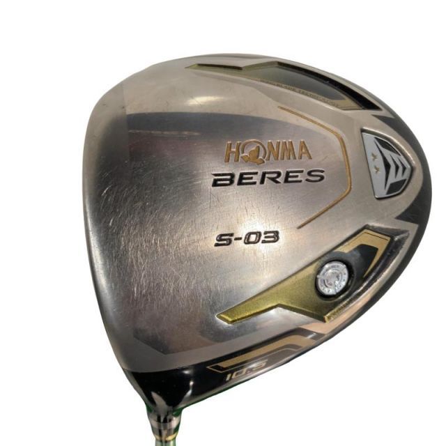 【中古】 本間ゴルフ BERES S-03 10.5° レフティ ドライバー DR 2S ARMRQ8 45 (フレックスR) メンズ 男性用 左利き レフティ 左用 Cランク ゴルフクラブ