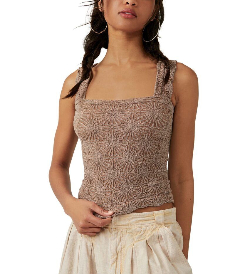フリーピープル レディース アウター ニット・セーター Free People Love Letter Cami Strawberry Roan
