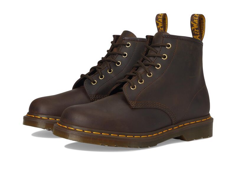 ドクターマーチン メンズ シューズ ブーツ・レインブーツ Dr Martens 101 Dark Brown Craz ブラウン