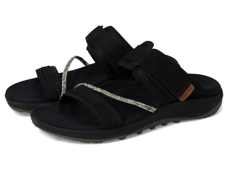 メレル レディース シューズ サンダル Merrell Terran 4 Slide Black ブラック