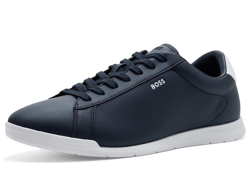 ボス メンズ シューズ スニーカー Boss Nitan Low Profile Sneakers Dark Blue ブルー