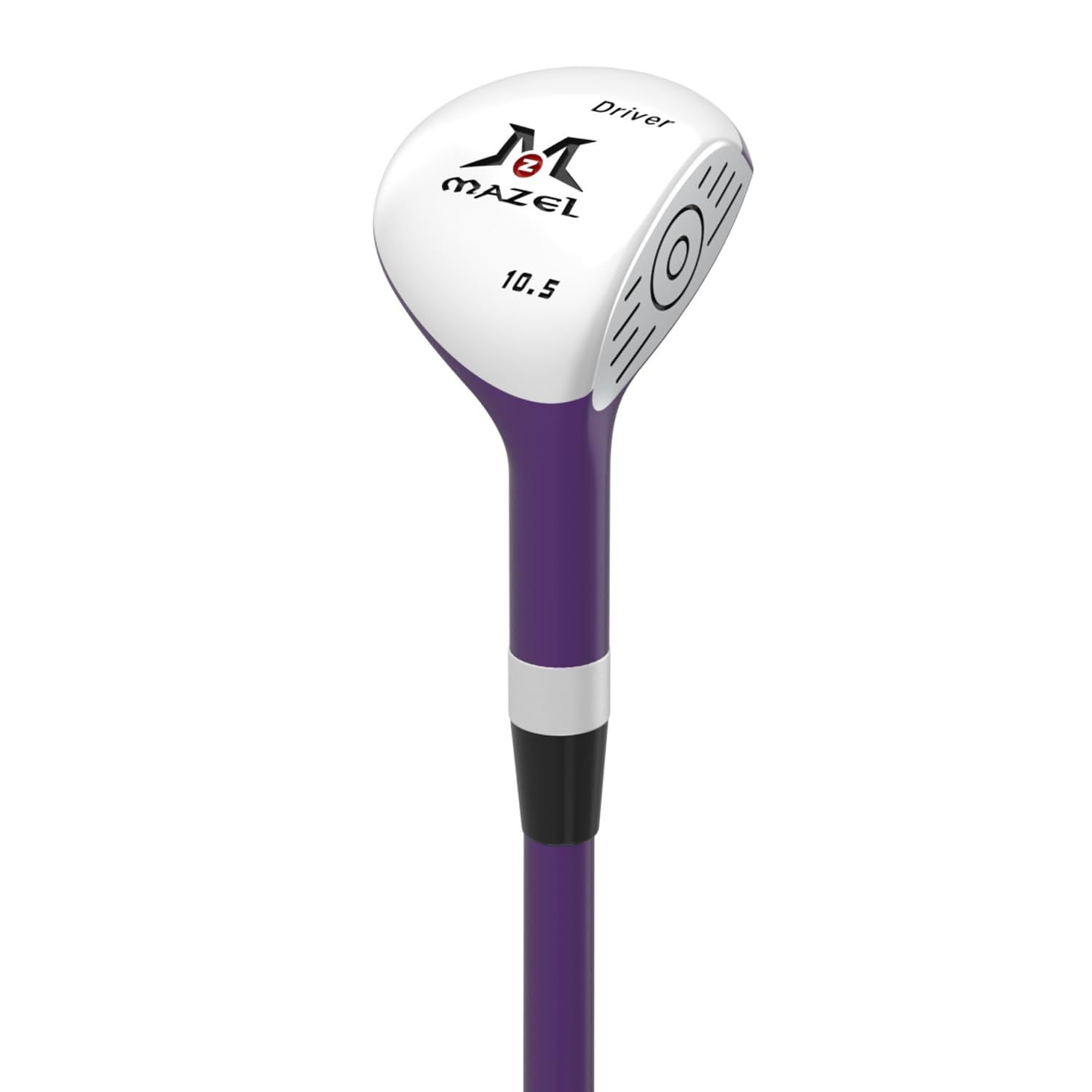 新品 MAZEL (マゼル) ミニ ドライバー/アイアンゴルフクラブ スイング練習器具 スイングトレーナー 素振り ヘッドスピードアップ 飛距離アップ 打撃精度を向上させる (紫（ミニ ドライバー） ミニ ドライバー，左利き)