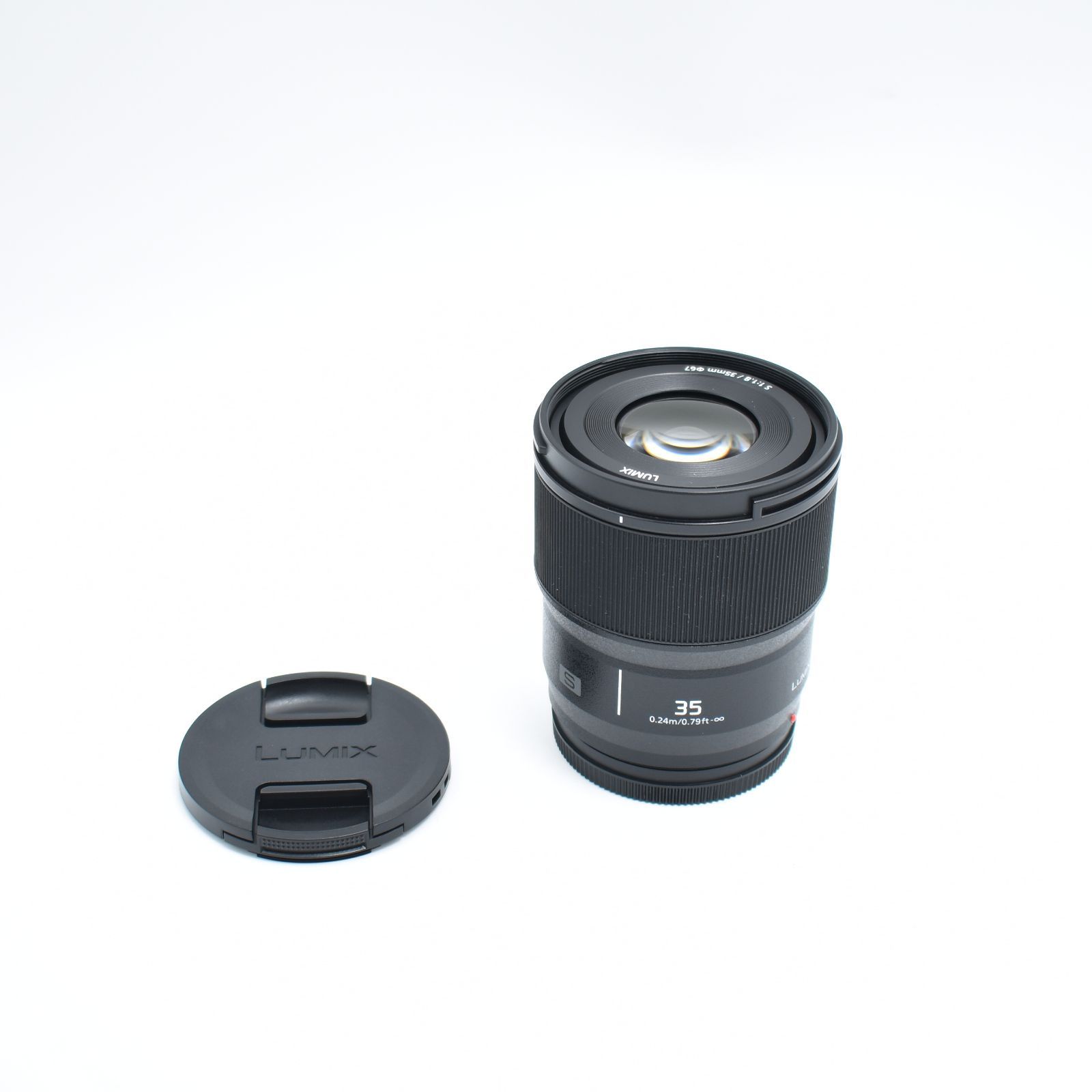B#12706 パナソニック(Panasonic) Panasonic LUMIX Sシリーズ カメラレンズ 35mm F1.8 Lマウント 交換可能レンズ ミラーレスフルフレームデジタルカメラ用 S-S35 ブラック