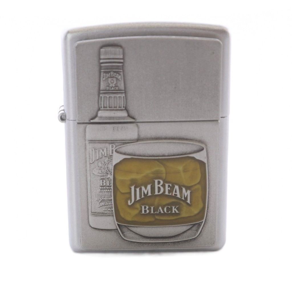 ジッポー ZIPPO JIM BEAM BLACK ジムビーム ブラック オイルライター 喫煙具 喫煙グッズ シルバー色 /YO4 ■GY11 10,147円